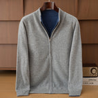 Calum Wool Polo Sleeve Sweater