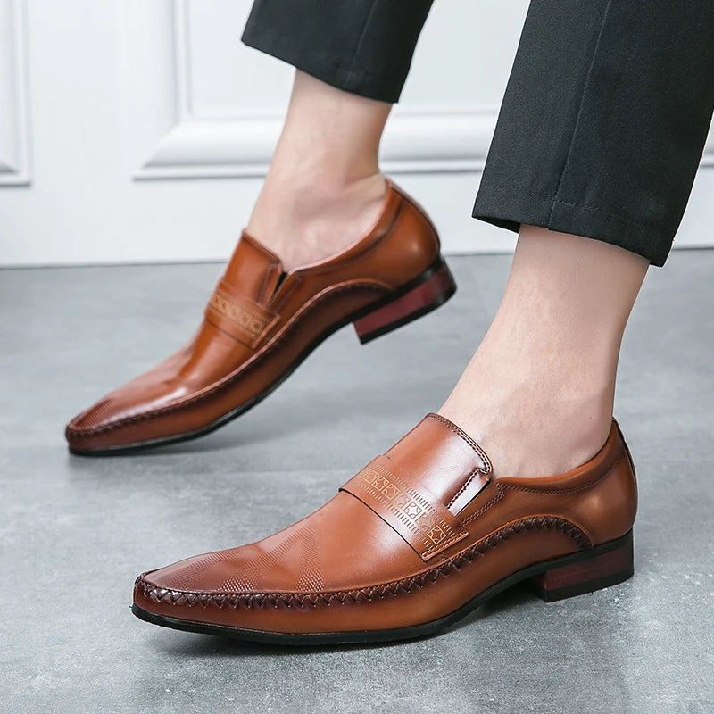 Hugo Ratero Hugo Retro Brown Leather Shoes – Wesley Blake