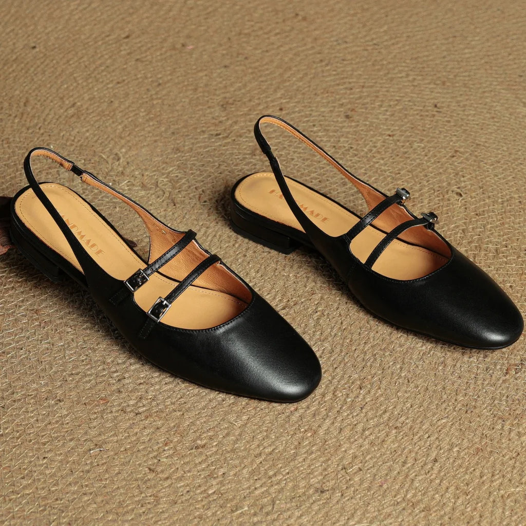 Roselle Genuine Leather Slingback