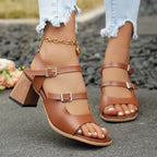 Sienna Buckle Strap Sandal