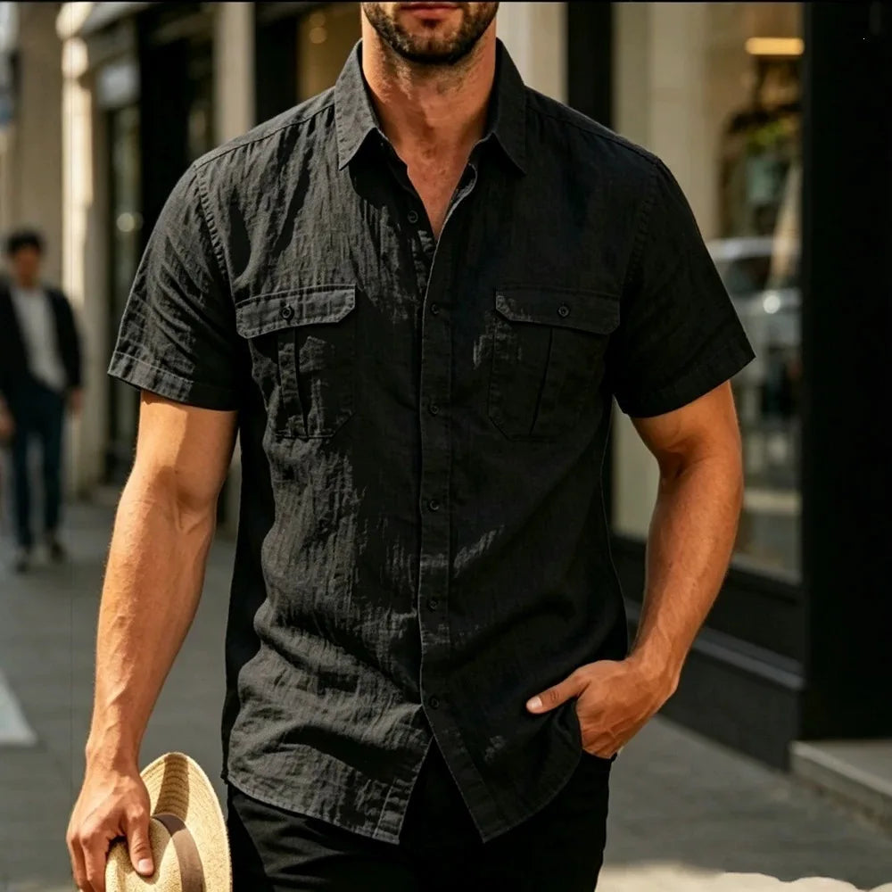 Haven Linen Short Sleeve Shirt