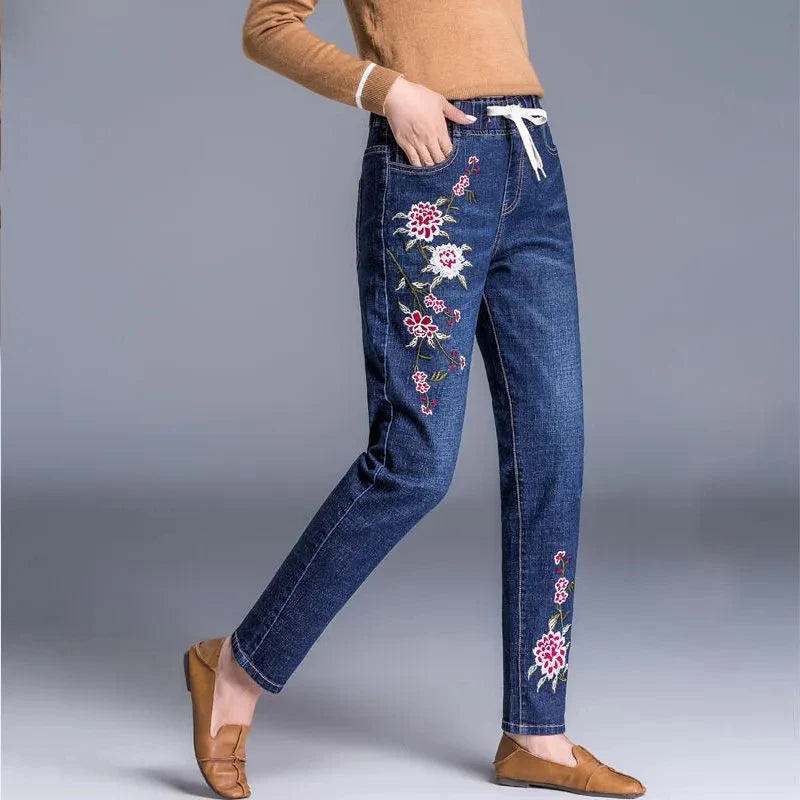 Garden Embroidered Jean