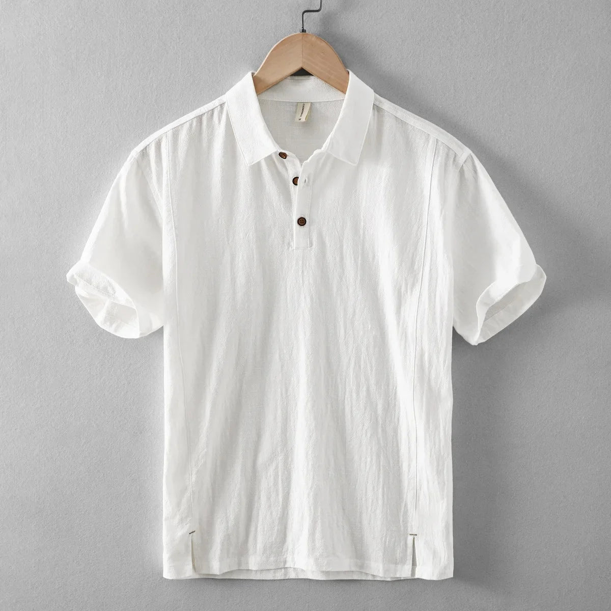 Enzo Linen Polo Shirt