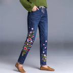 Garden Embroidered Jean
