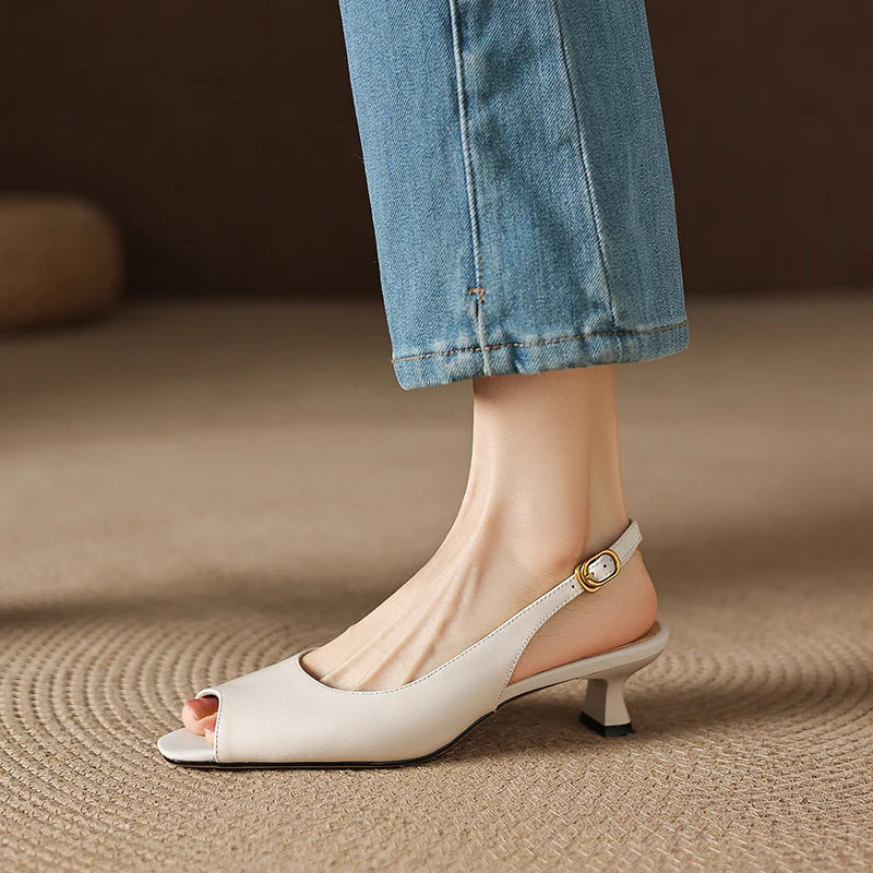 Madeline Genuine Leather Sandals
