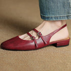 Roselle Genuine Leather Slingback