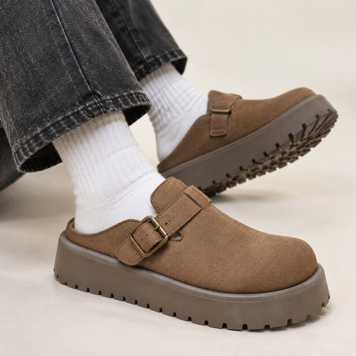 The Harrington Buckle Clog