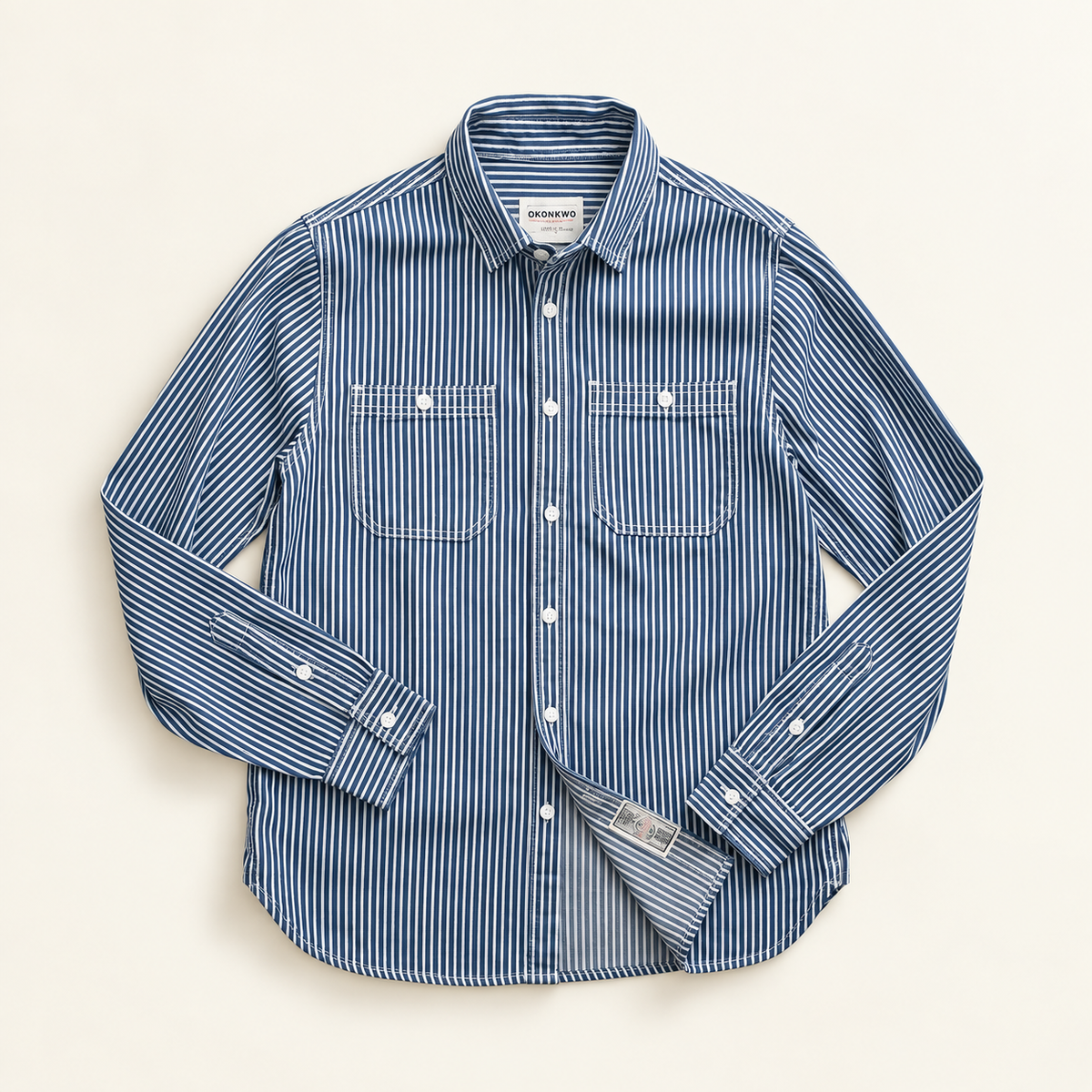 The Ashford Blue Stripe Overshirt