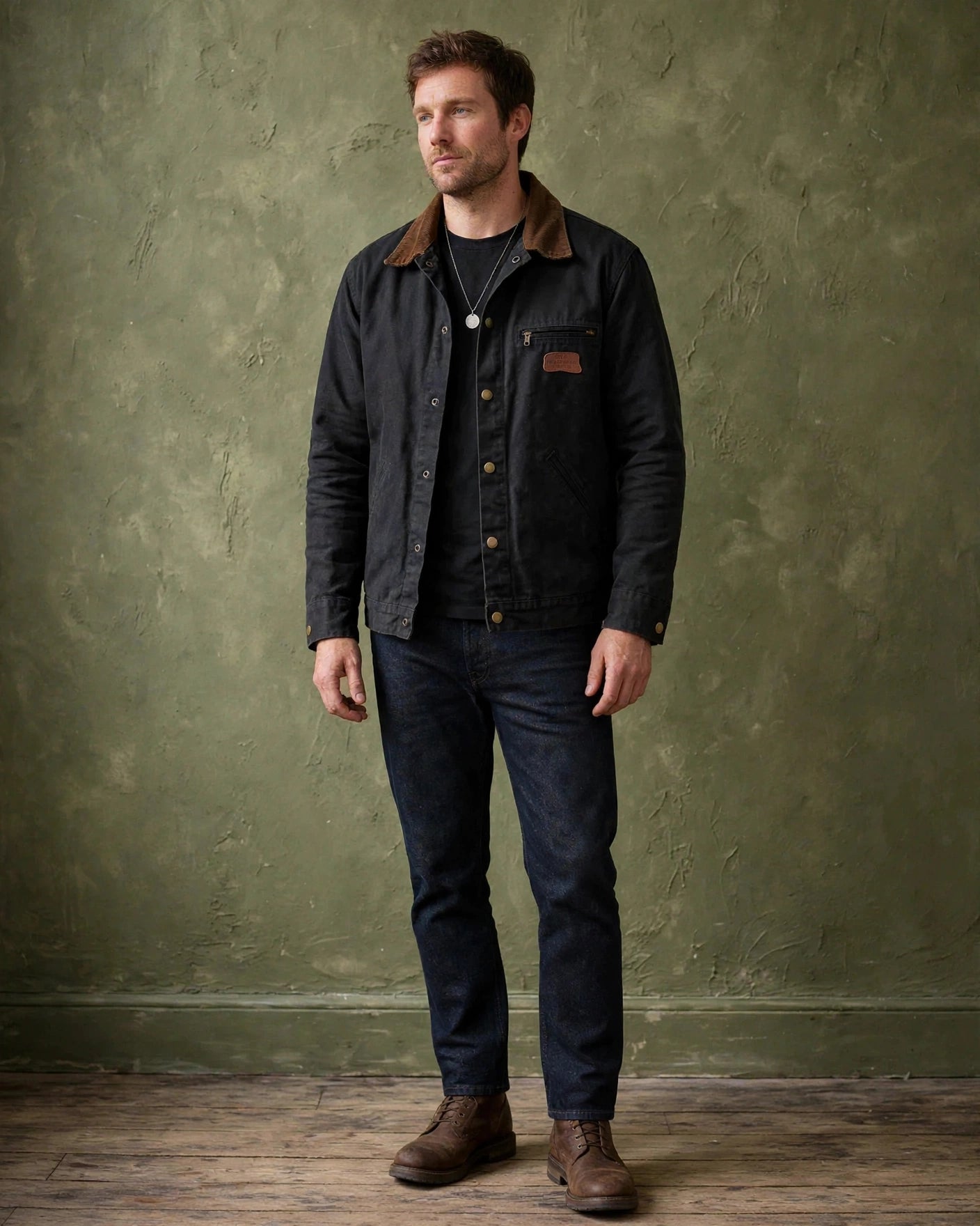 The Detroit Work Jacket - Corduroy Collar