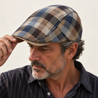 The Ellerby Striped Newsboy Cap