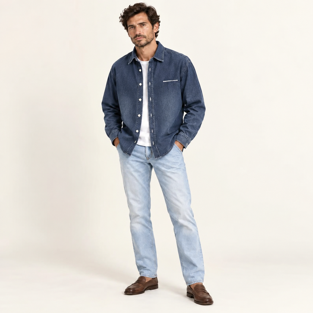 The Huxley Vintage Denim Shirt