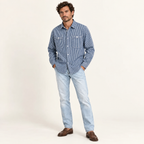 The Ashford Blue Stripe Overshirt