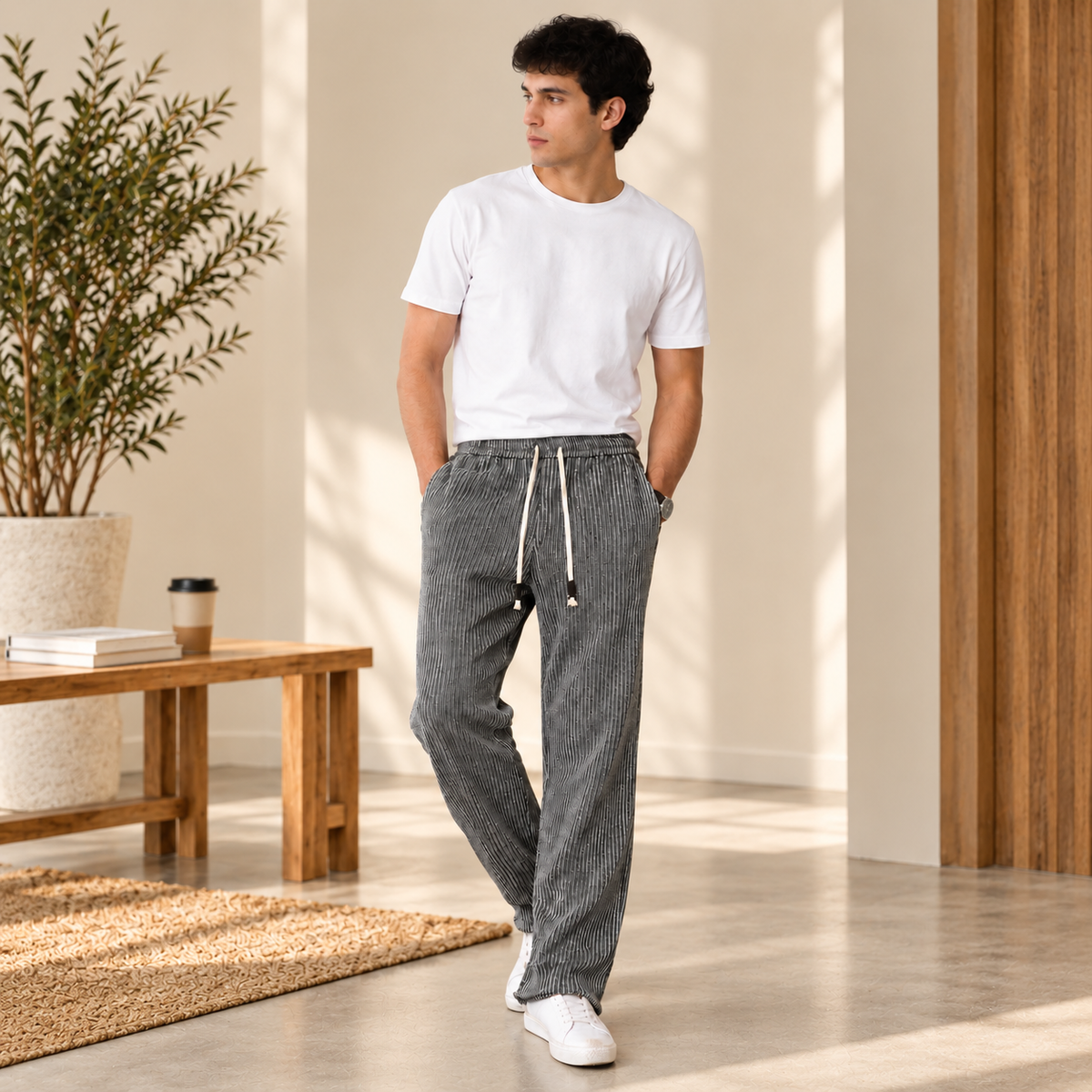 The Callum Drawstring Trousers