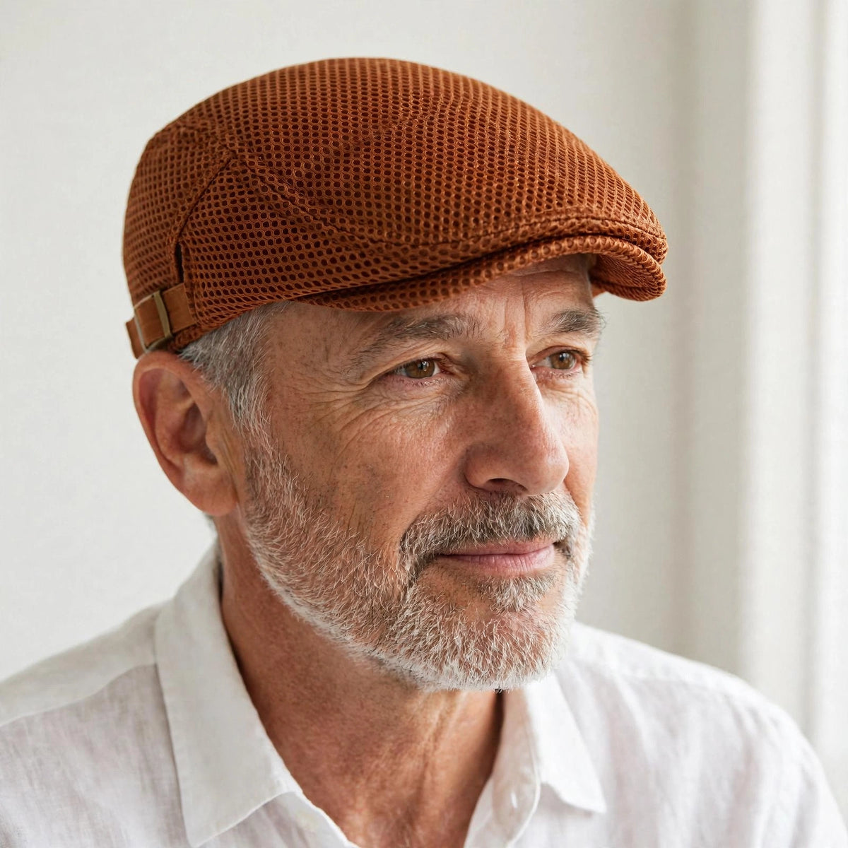 The Ventura - Breathable Mesh Ivy Flat Cap
