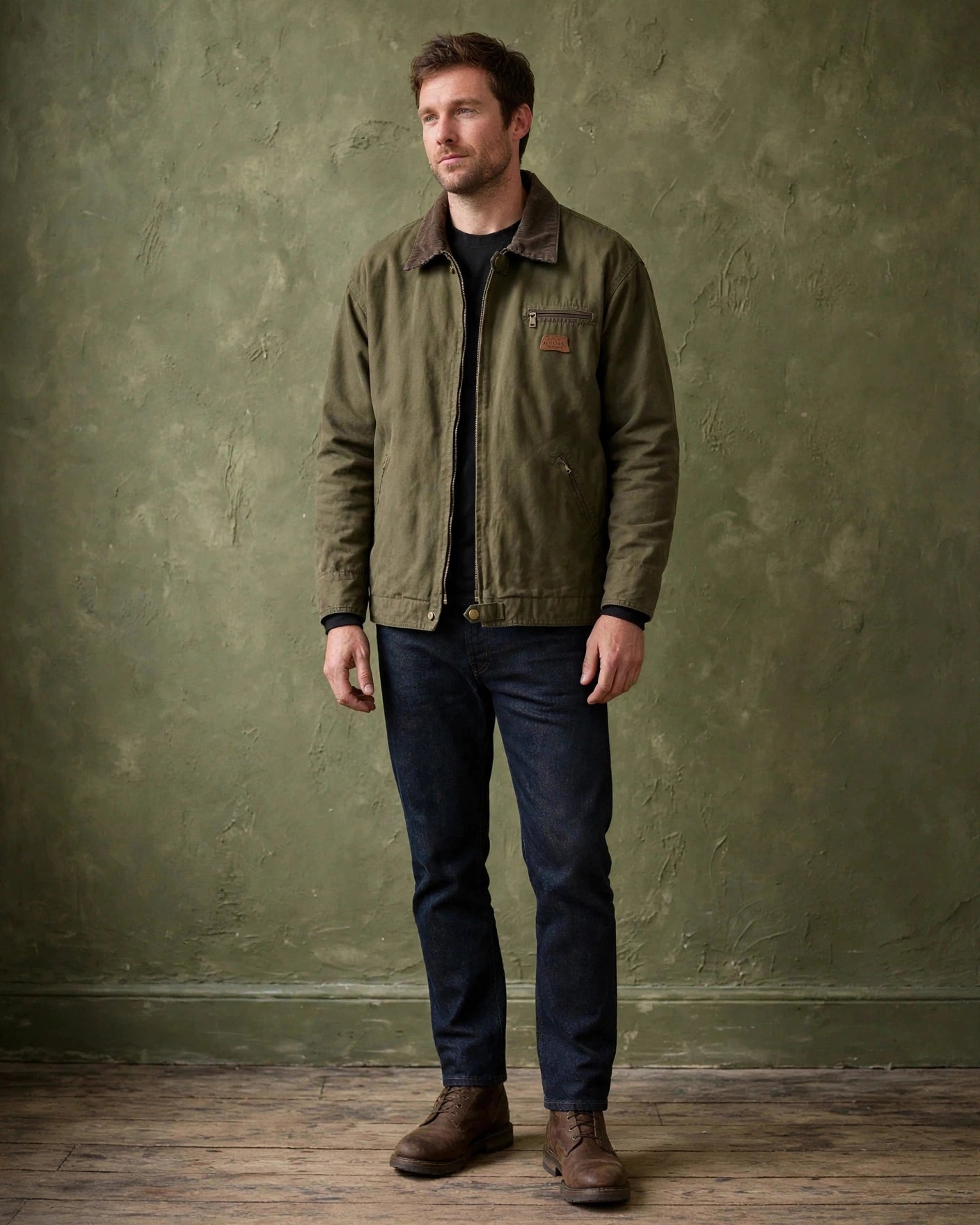 The Detroit Work Jacket - Corduroy Collar