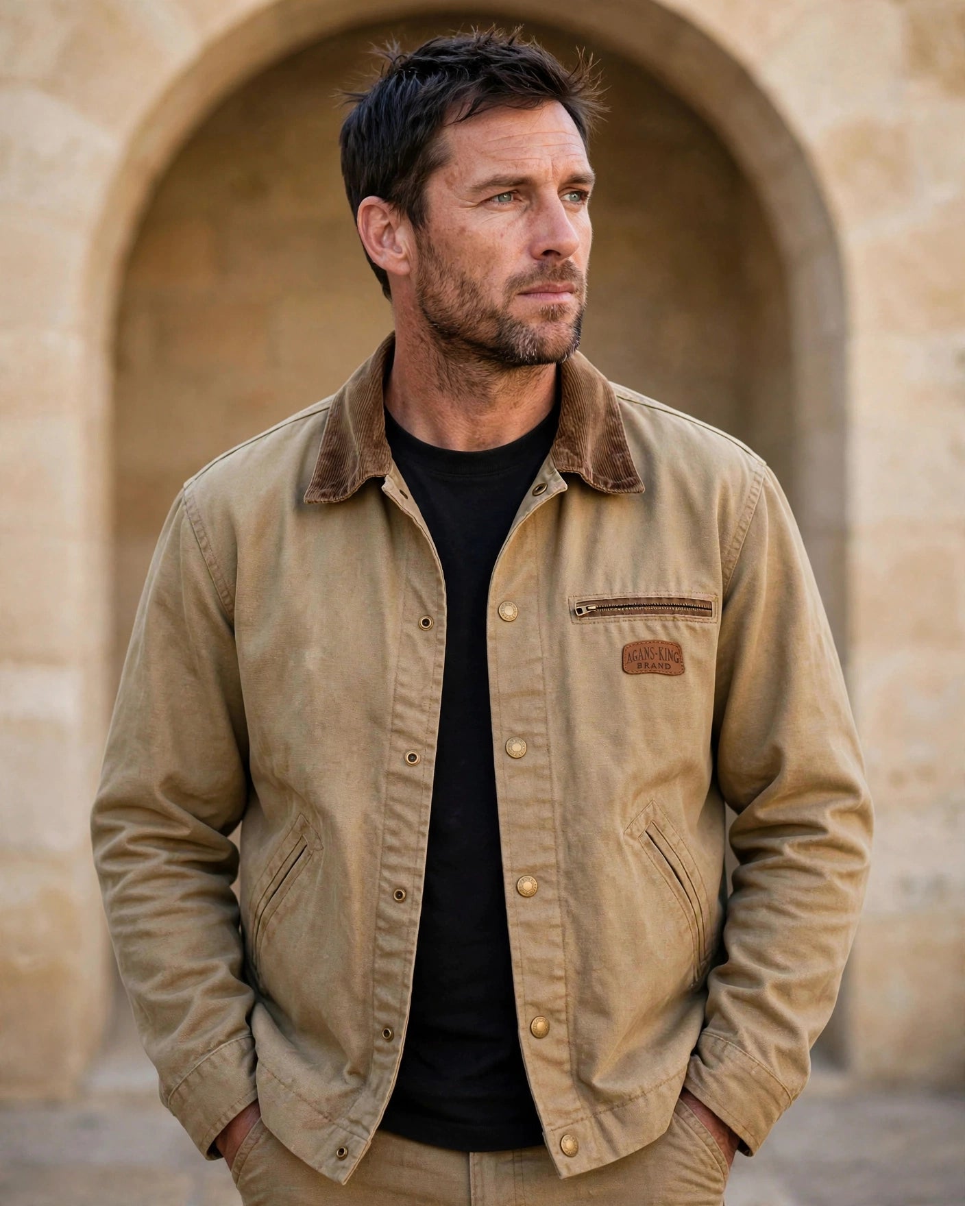 The Detroit Work Jacket - Corduroy Collar
