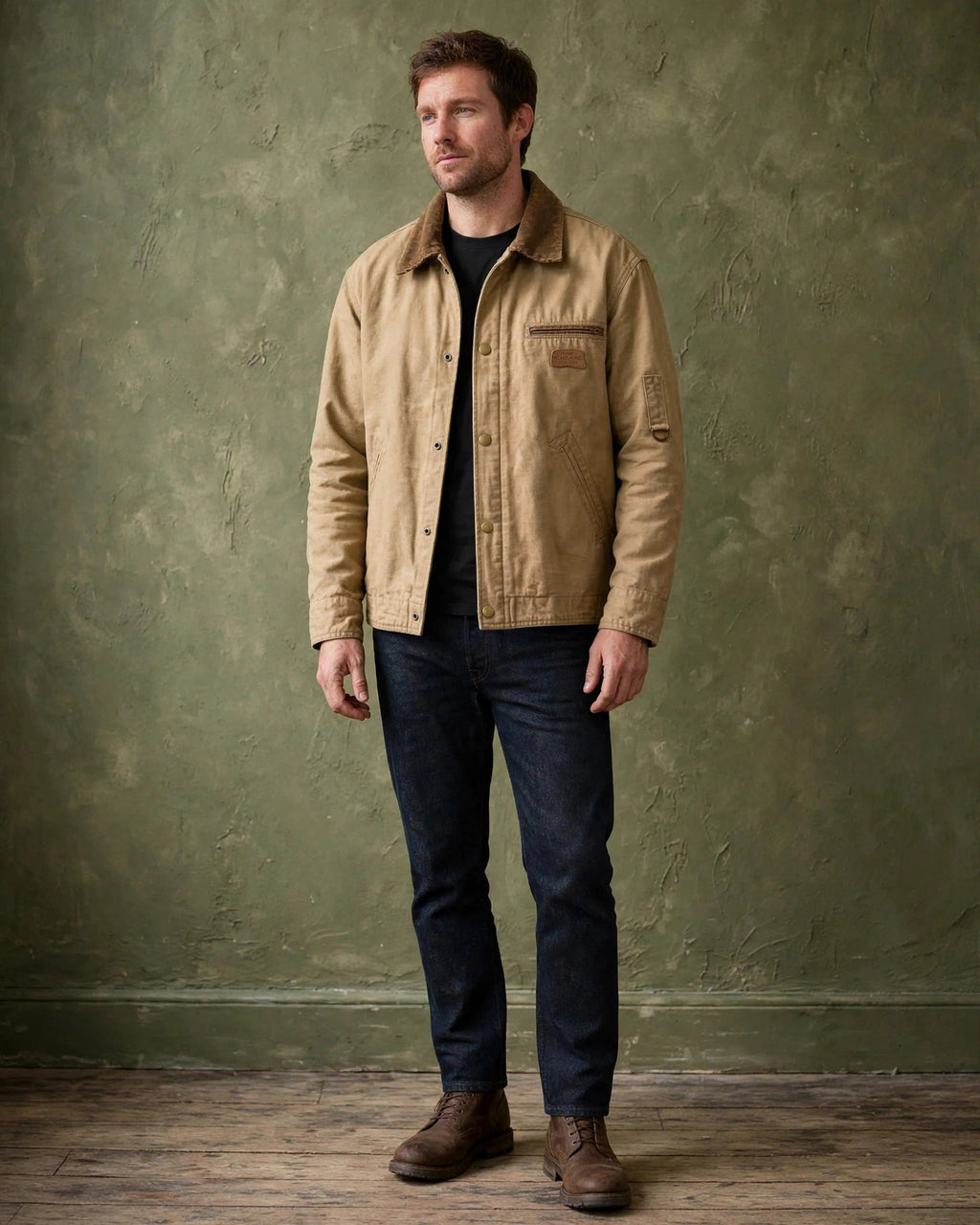The Detroit Work Jacket - Corduroy Collar